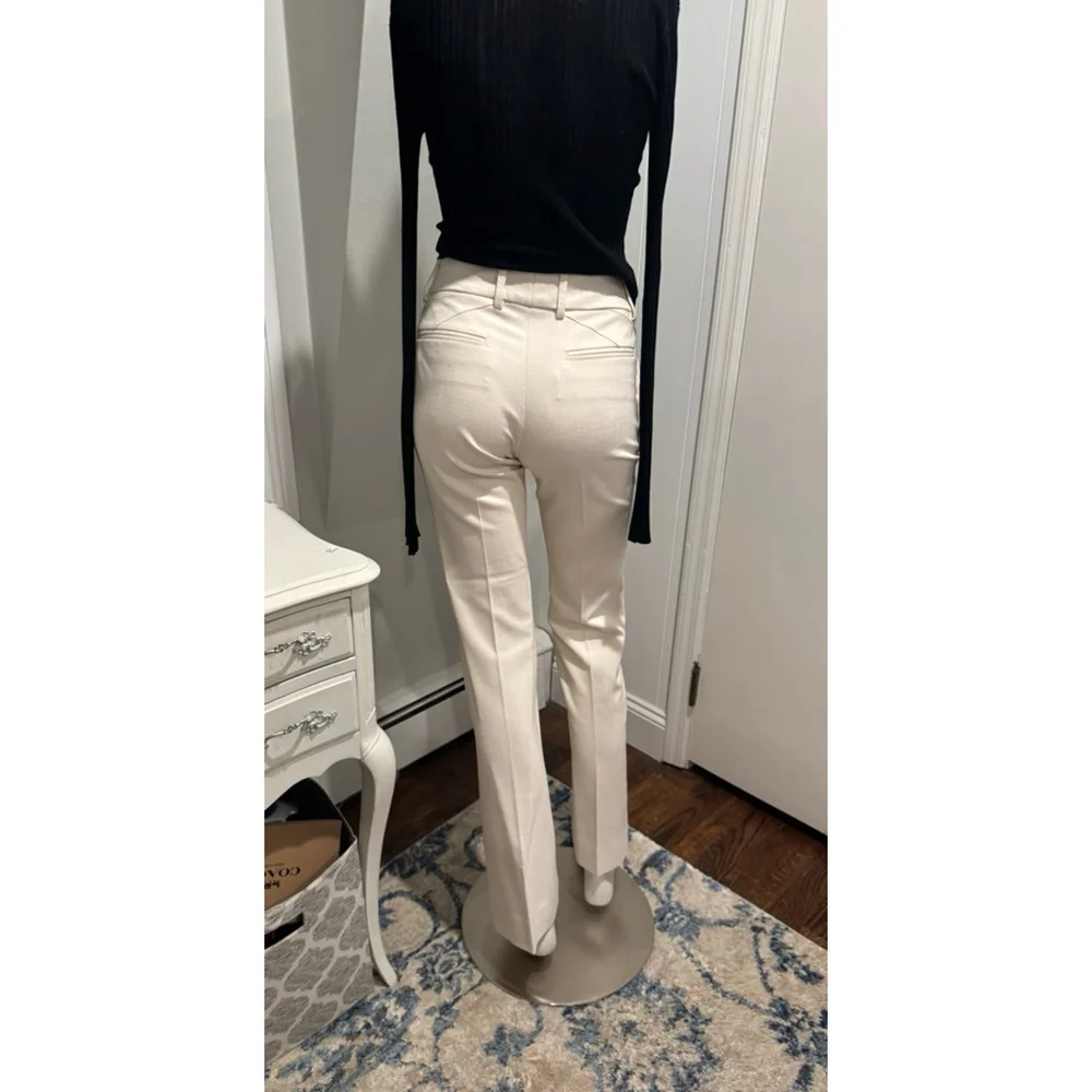 Piazza Sempione NWT | Women's Italian Tailored Trousers | Ivory | IT 38 (US 0-2) - Picture 2 of 12